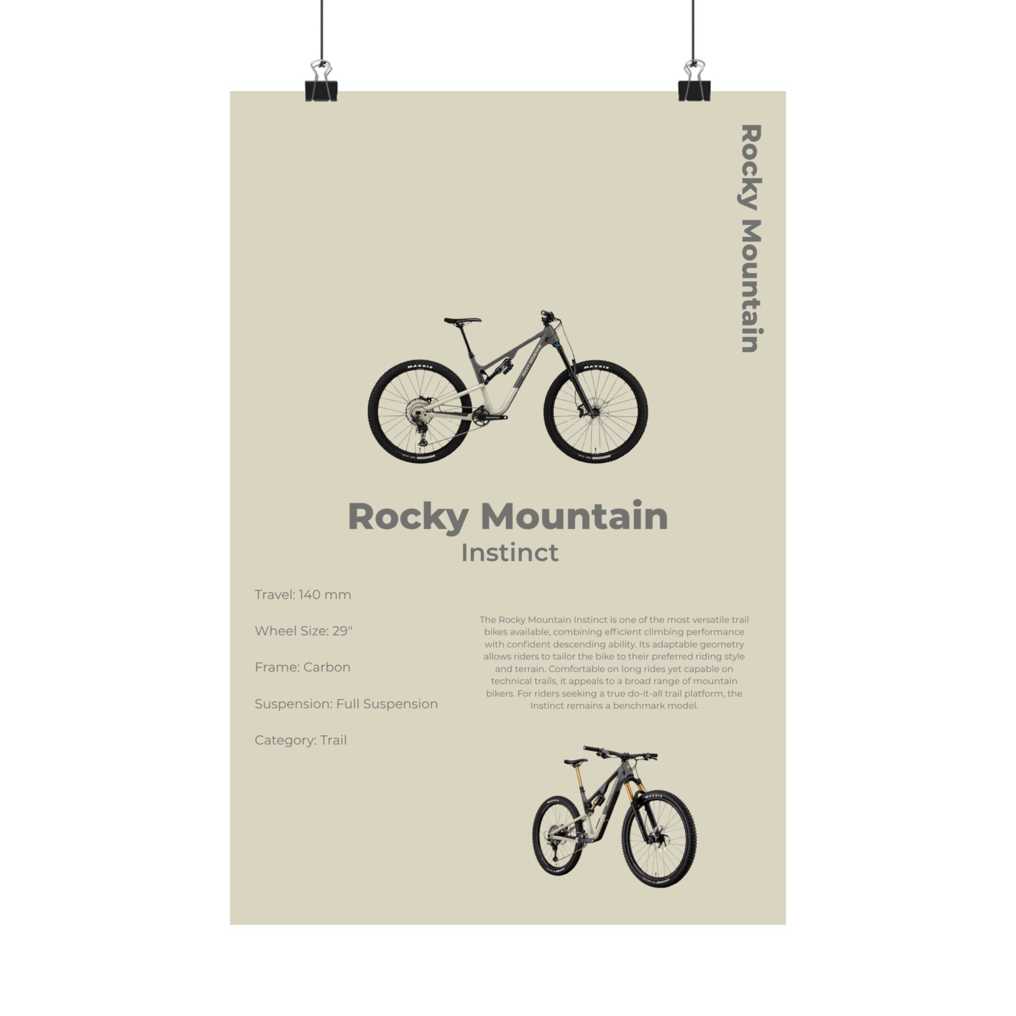 Rocky Mountain Instinct Poster