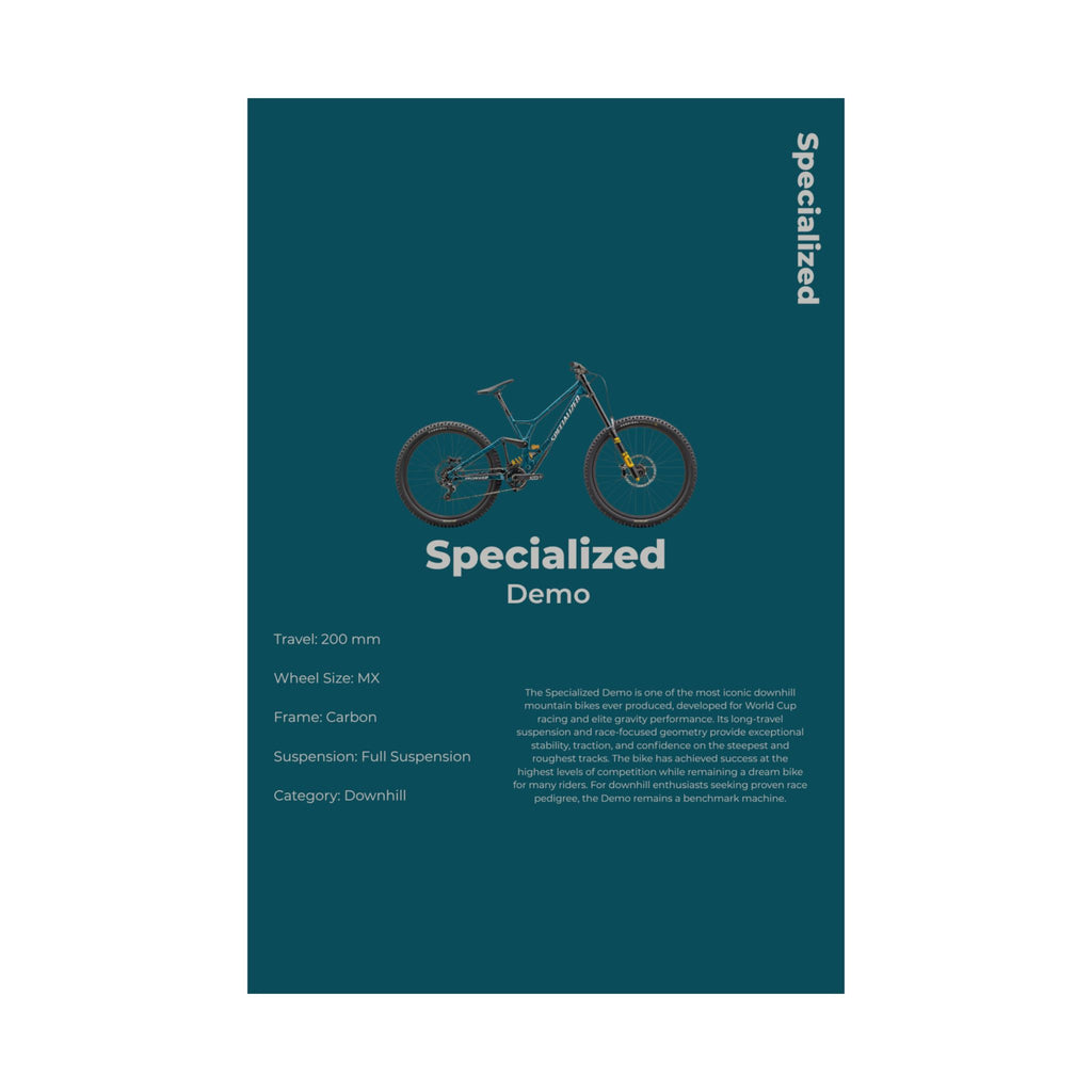 Specialized Demo Poster