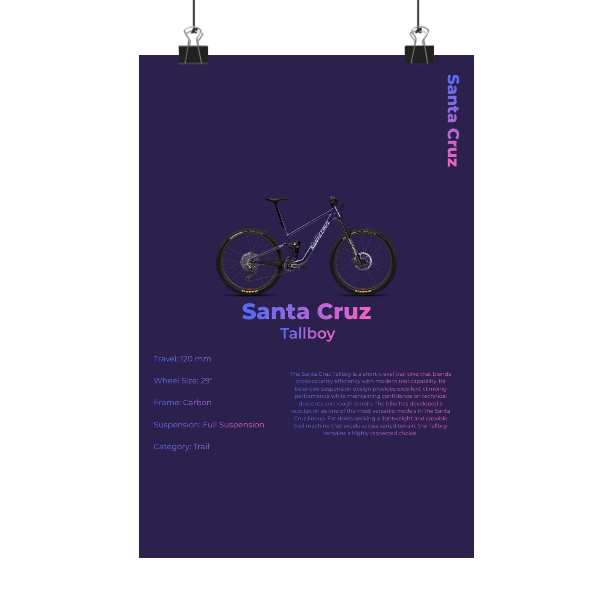Santa Cruz Tallboy Poster