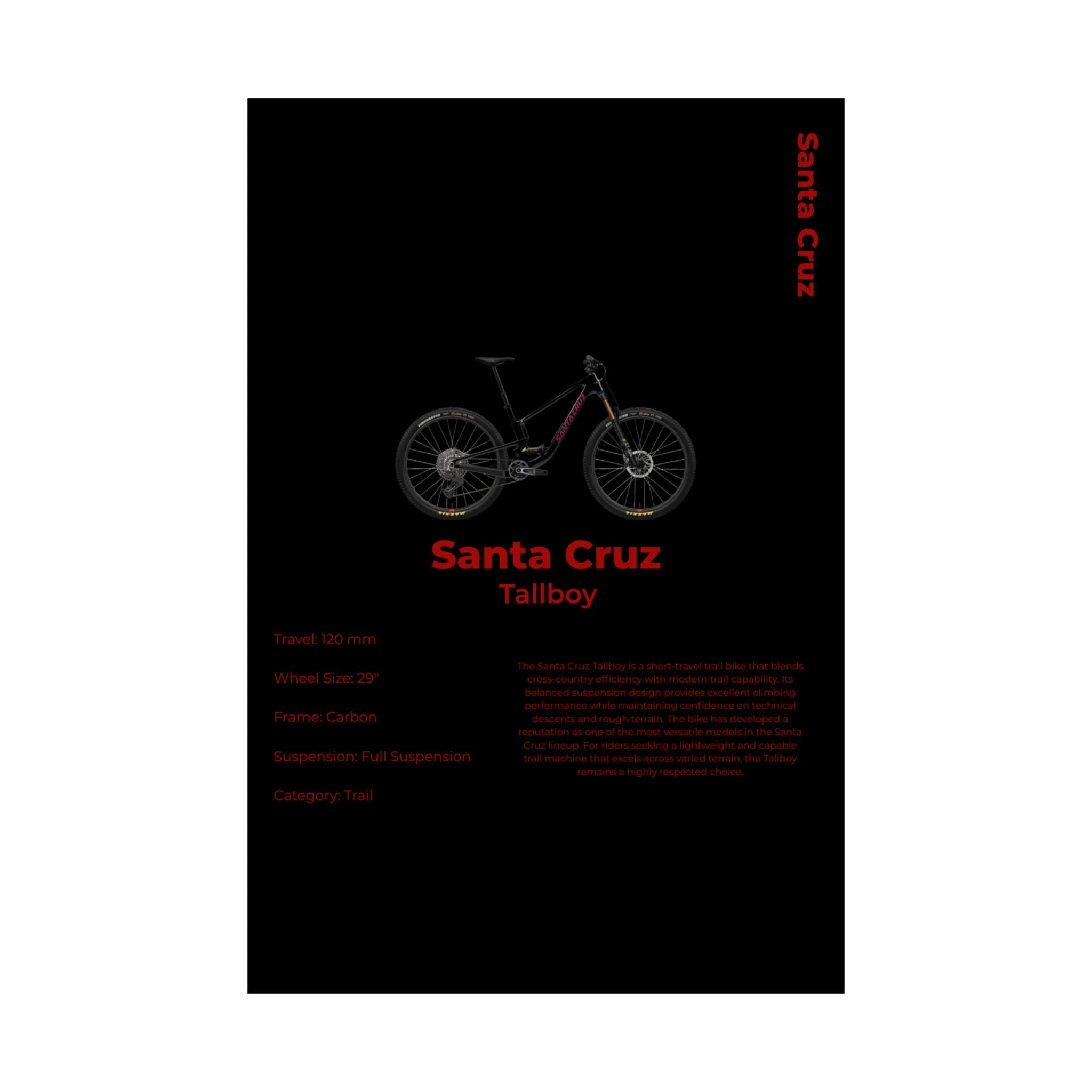 Santa Cruz Tallboy Poster