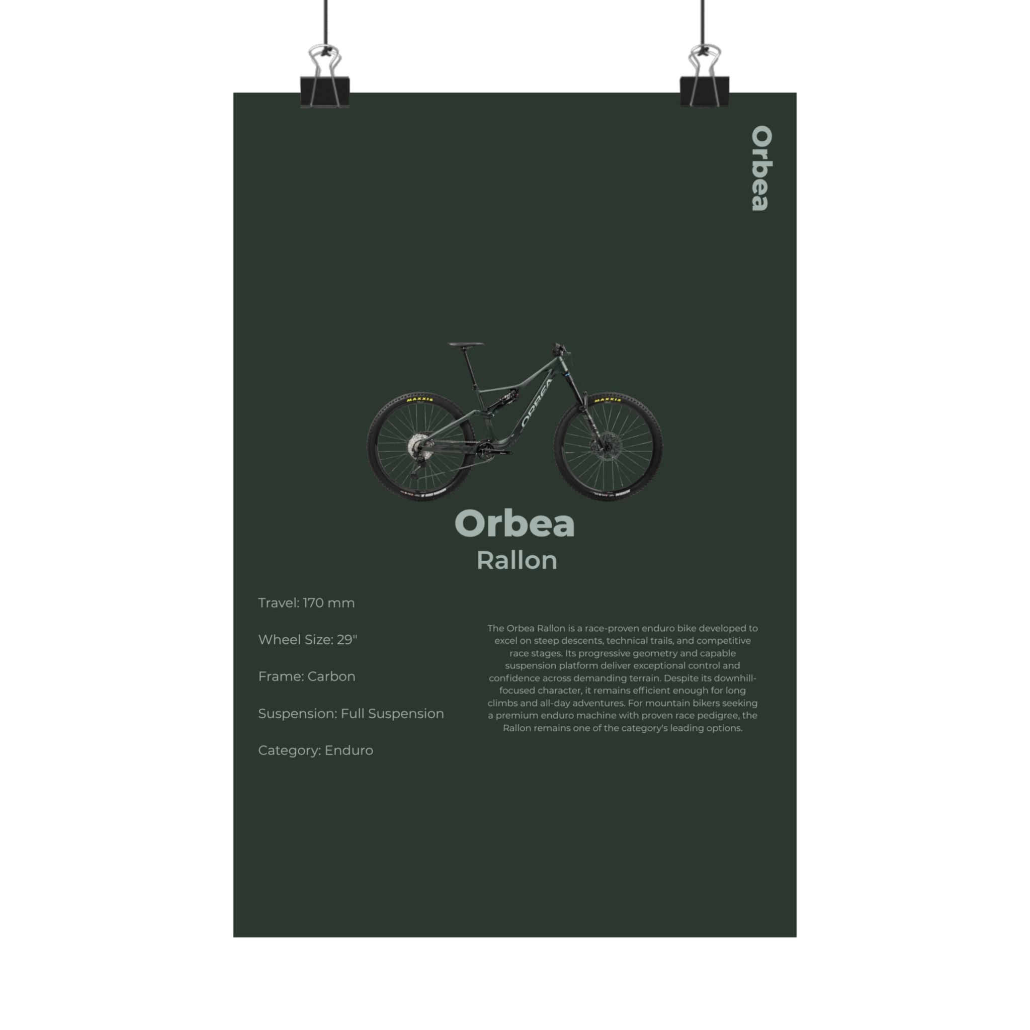 Orbea Rallon Poster