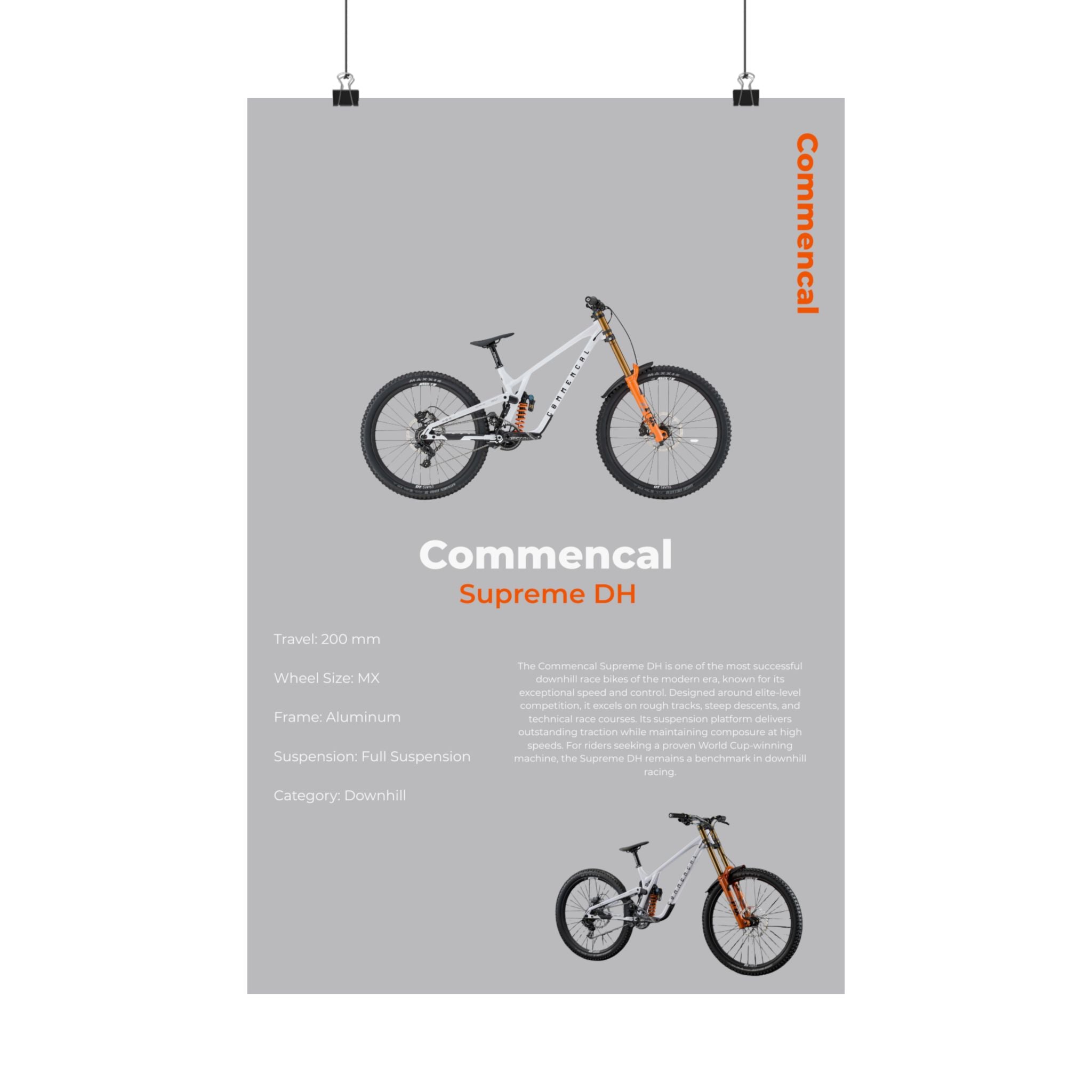 Commencal Supreme DH Poster