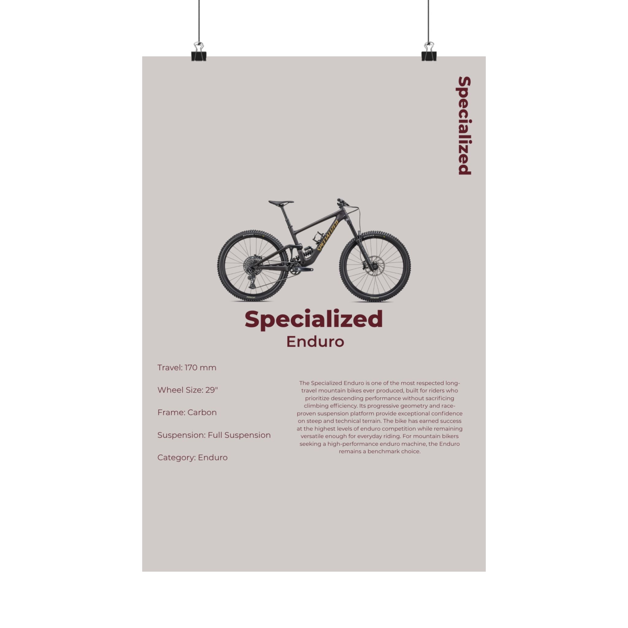 Specialized Enduro Poster