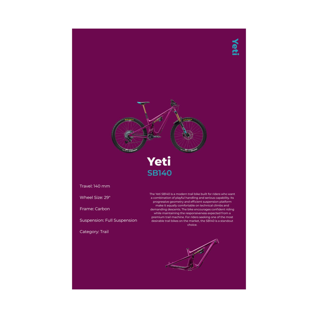 Yeti SB140 Poster