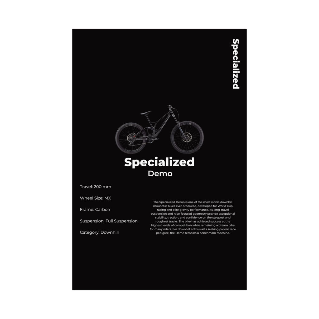 Specialized Demo Poster