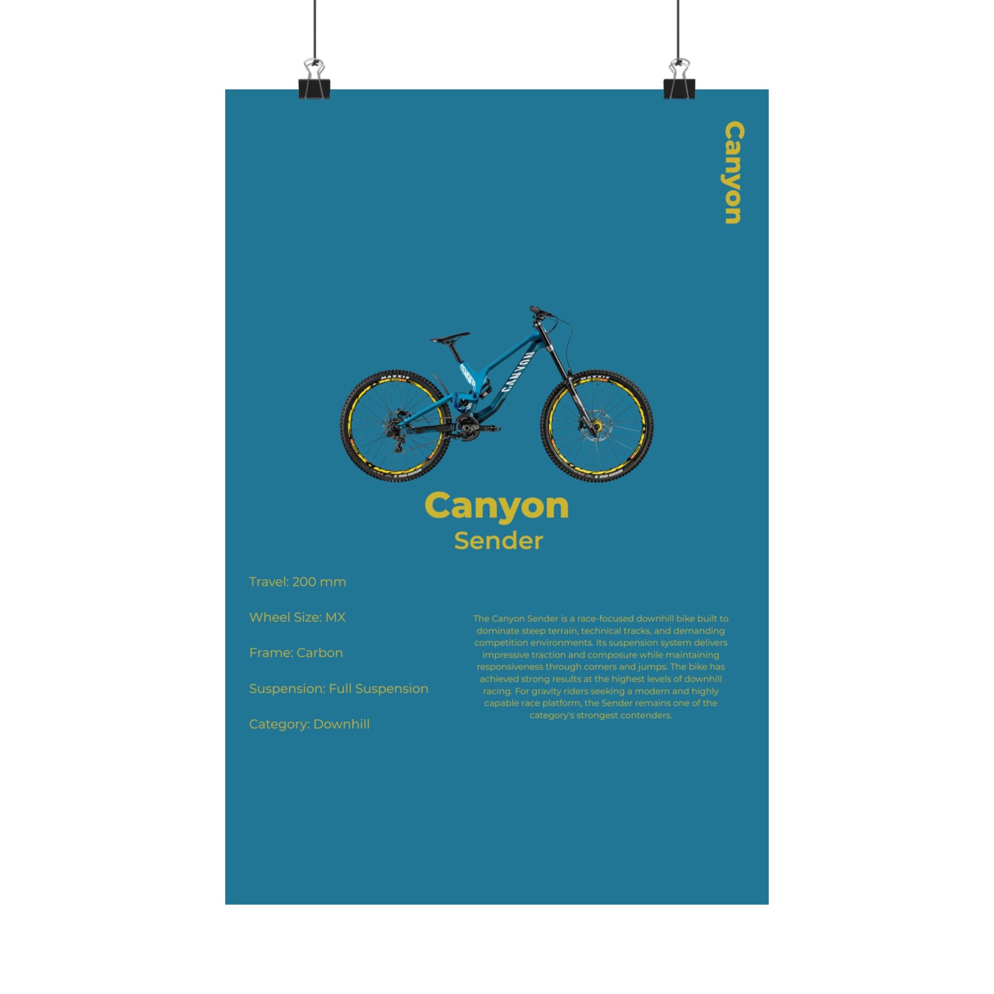 Canyon Sender Poster