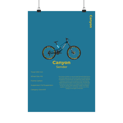 Canyon Sender Poster