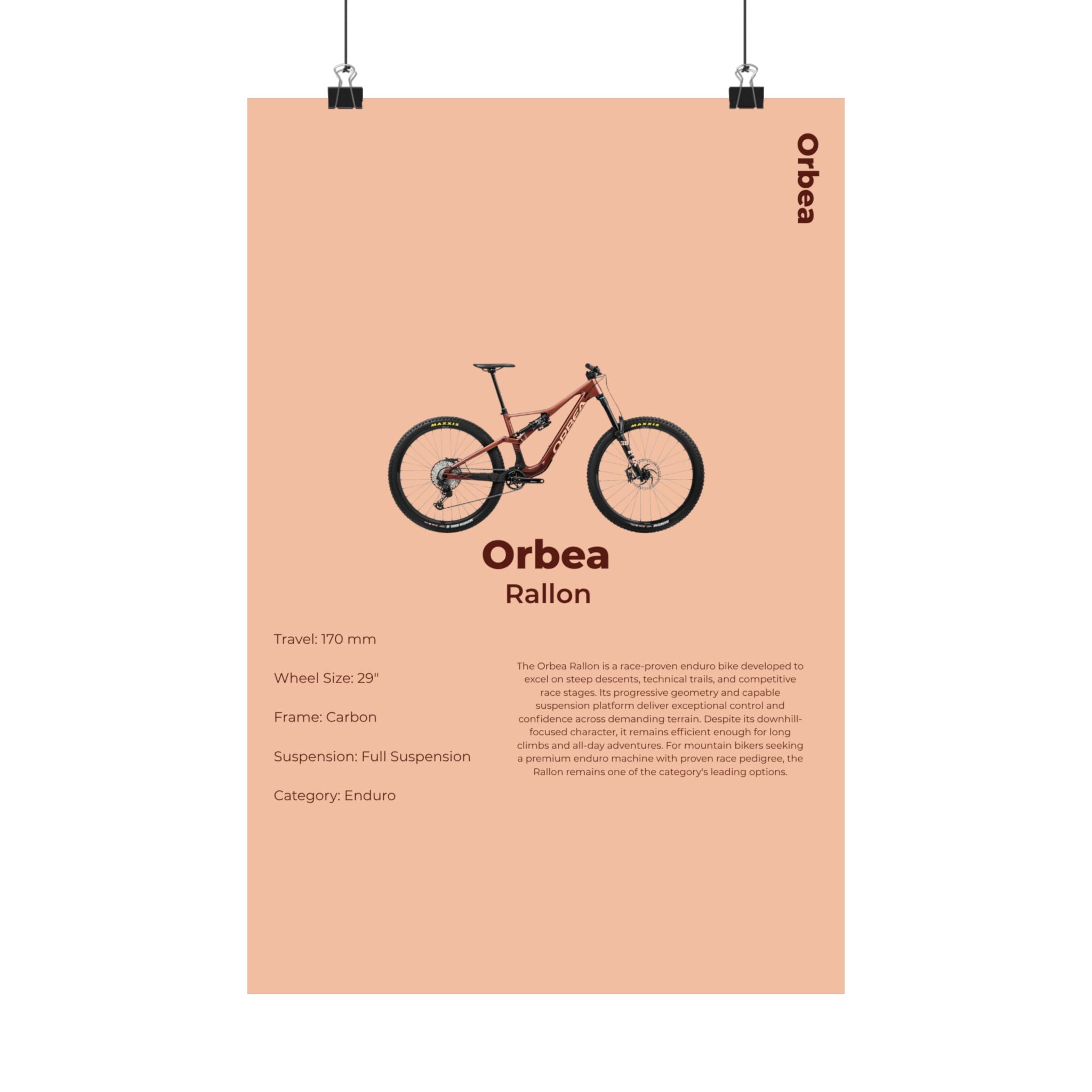 Orbea Rallon Poster