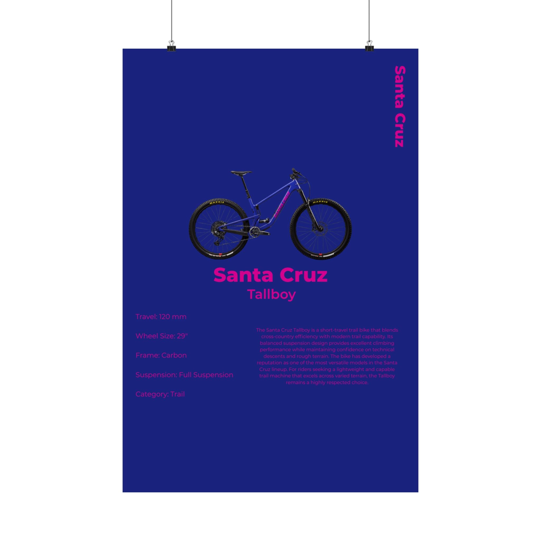 Santa Cruz Tallboy Poster
