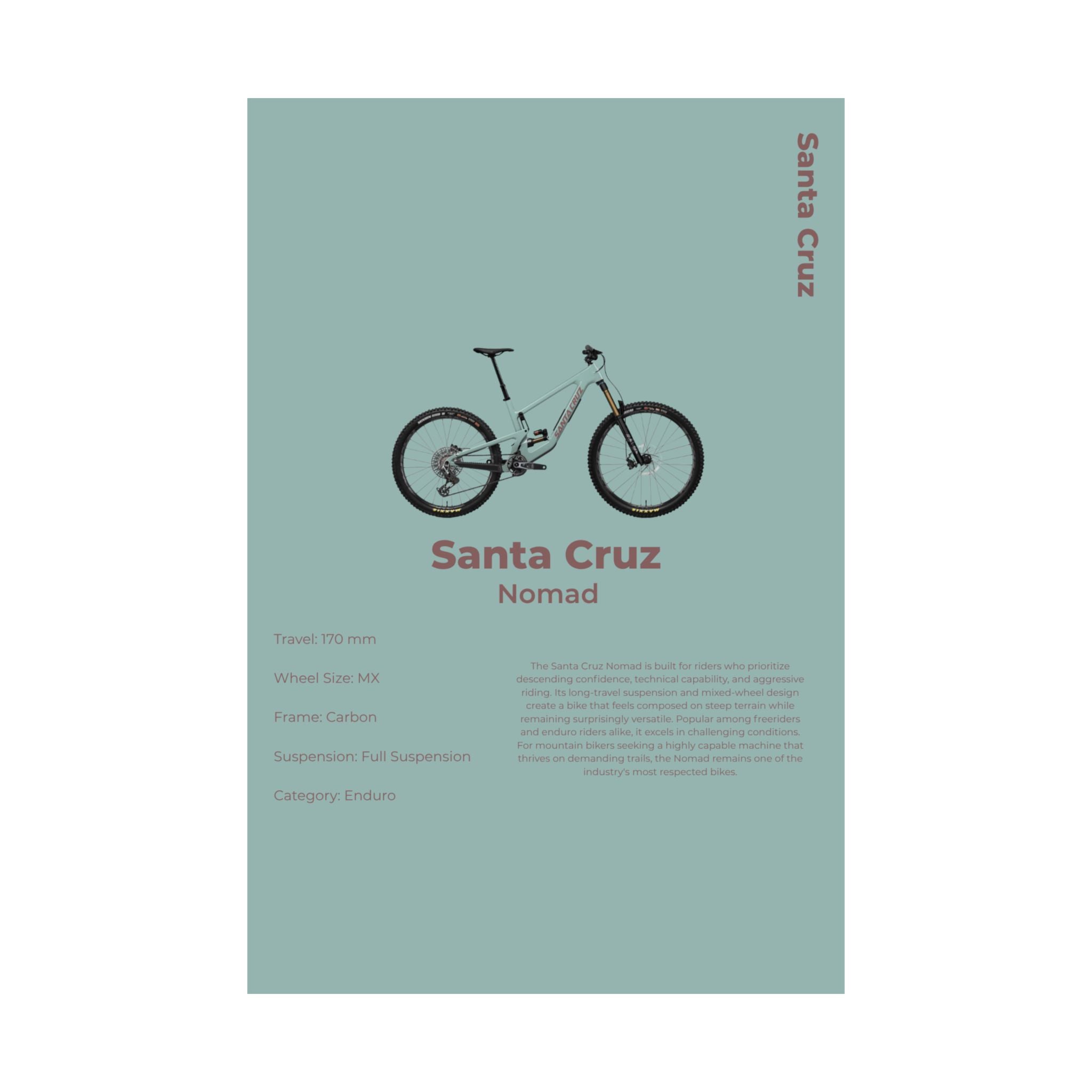 Santa Cruz Nomad Poster