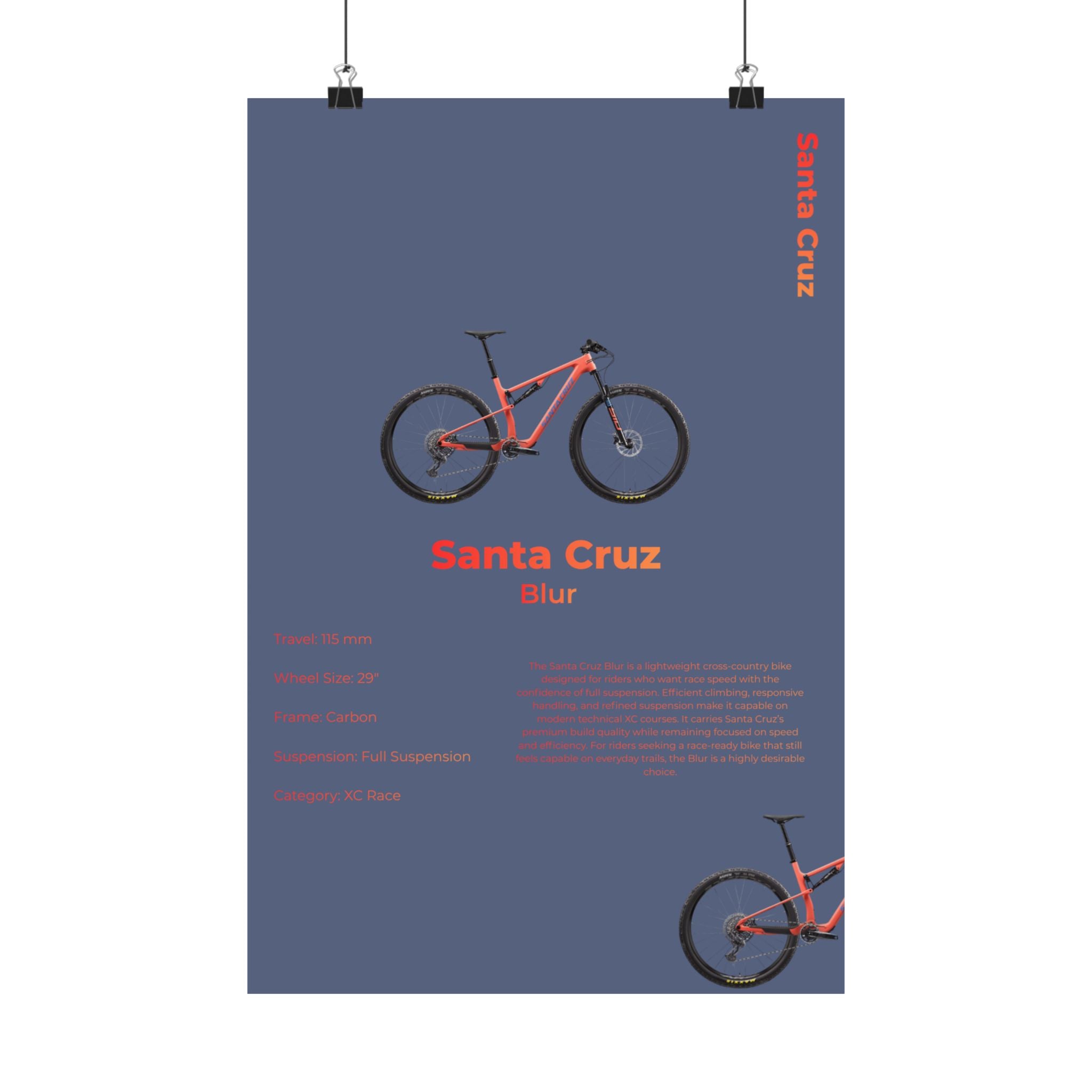 Santa Cruz Blur Poster