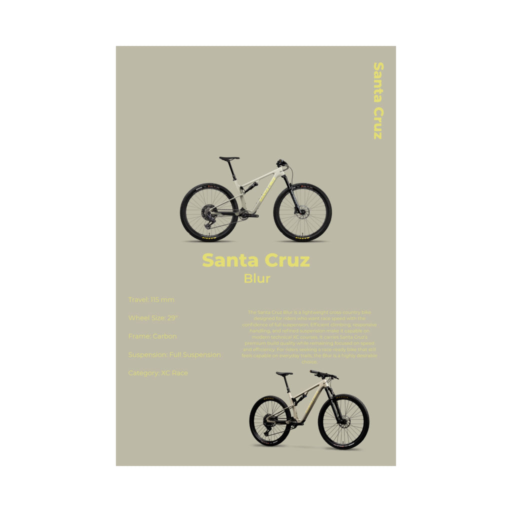 Santa Cruz Blur Poster