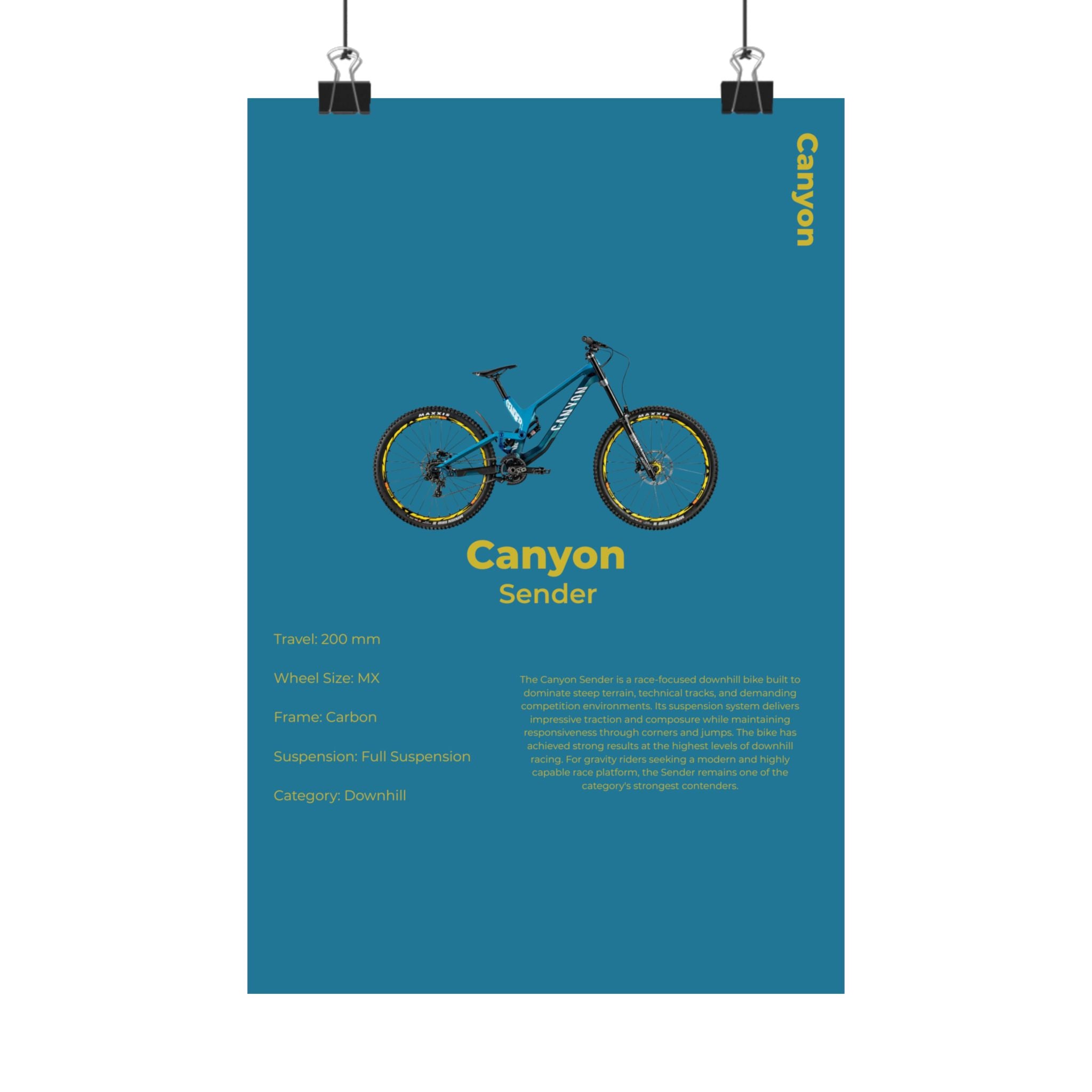 Canyon Sender Poster