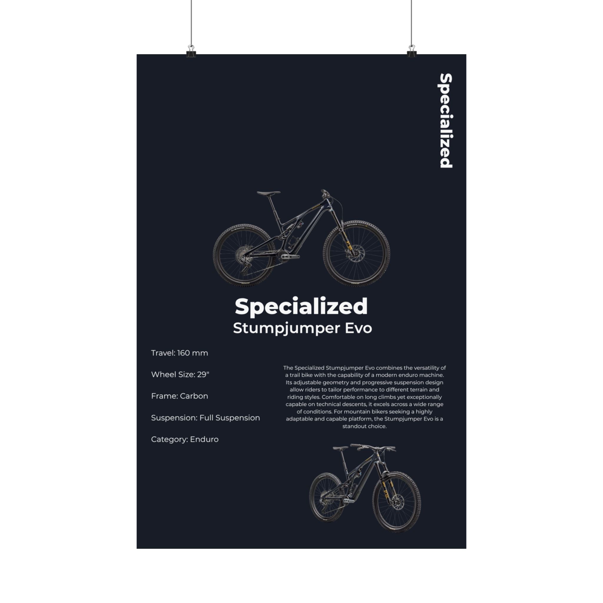 Specialized Stumpjumper Evo Poster