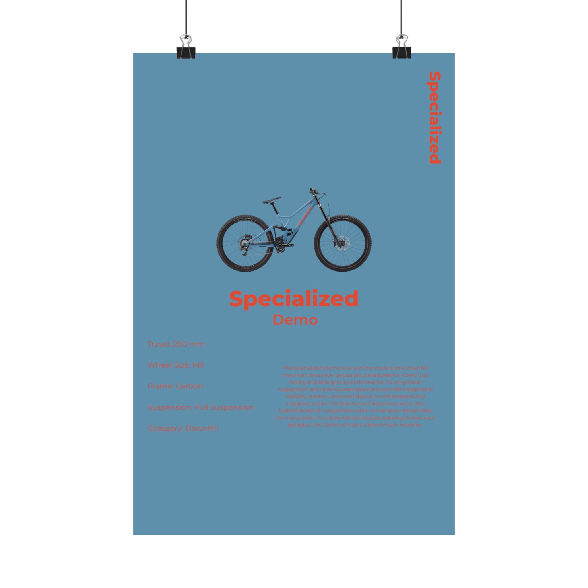 Specialized Demo Poster