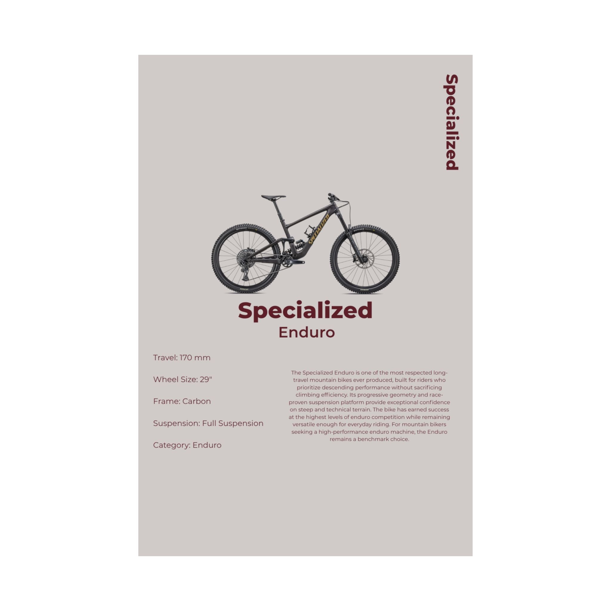 Specialized Enduro Poster