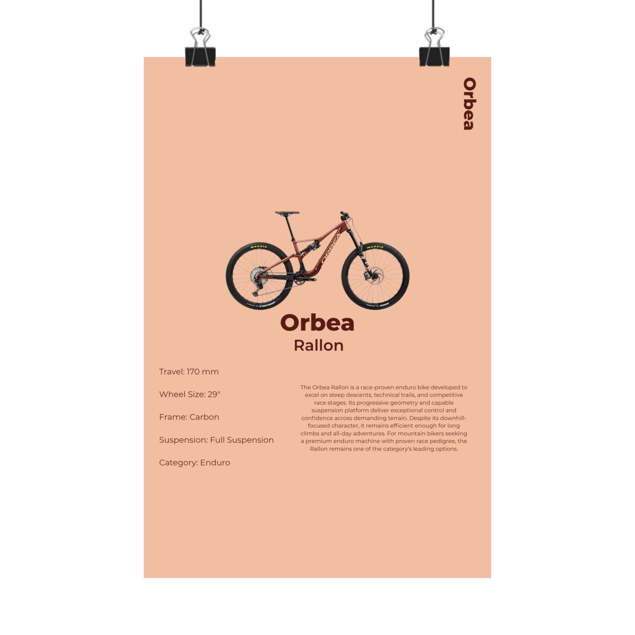 Orbea Rallon Poster