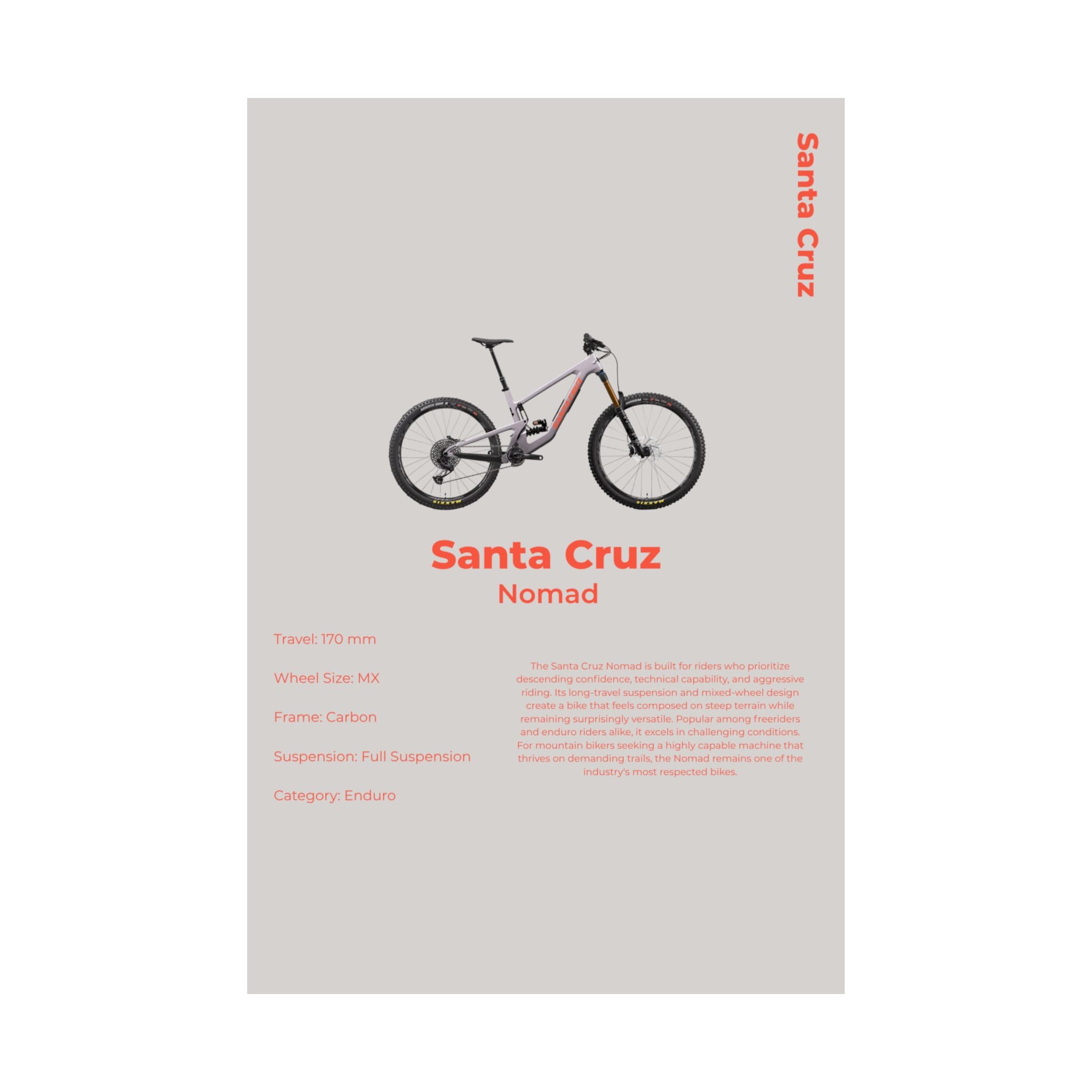 Santa Cruz Nomad Poster