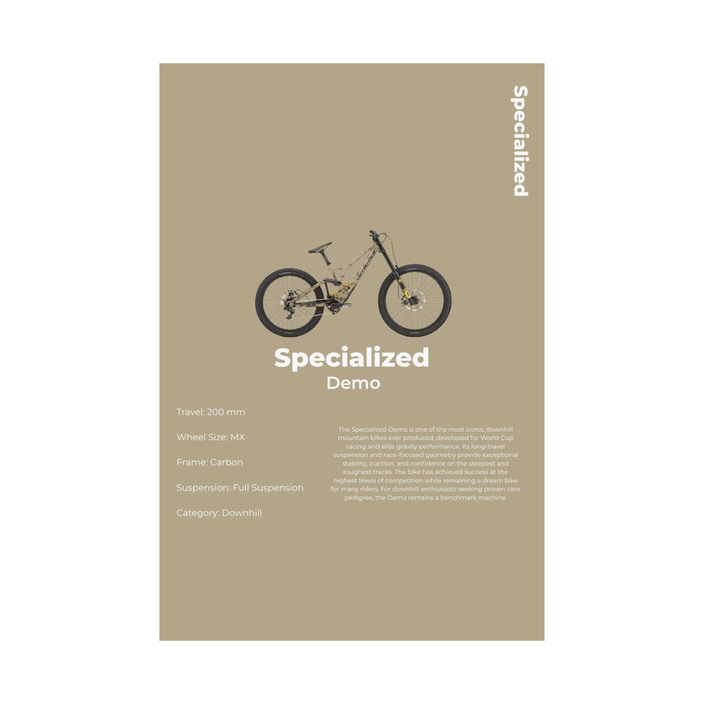 Specialized Demo Poster