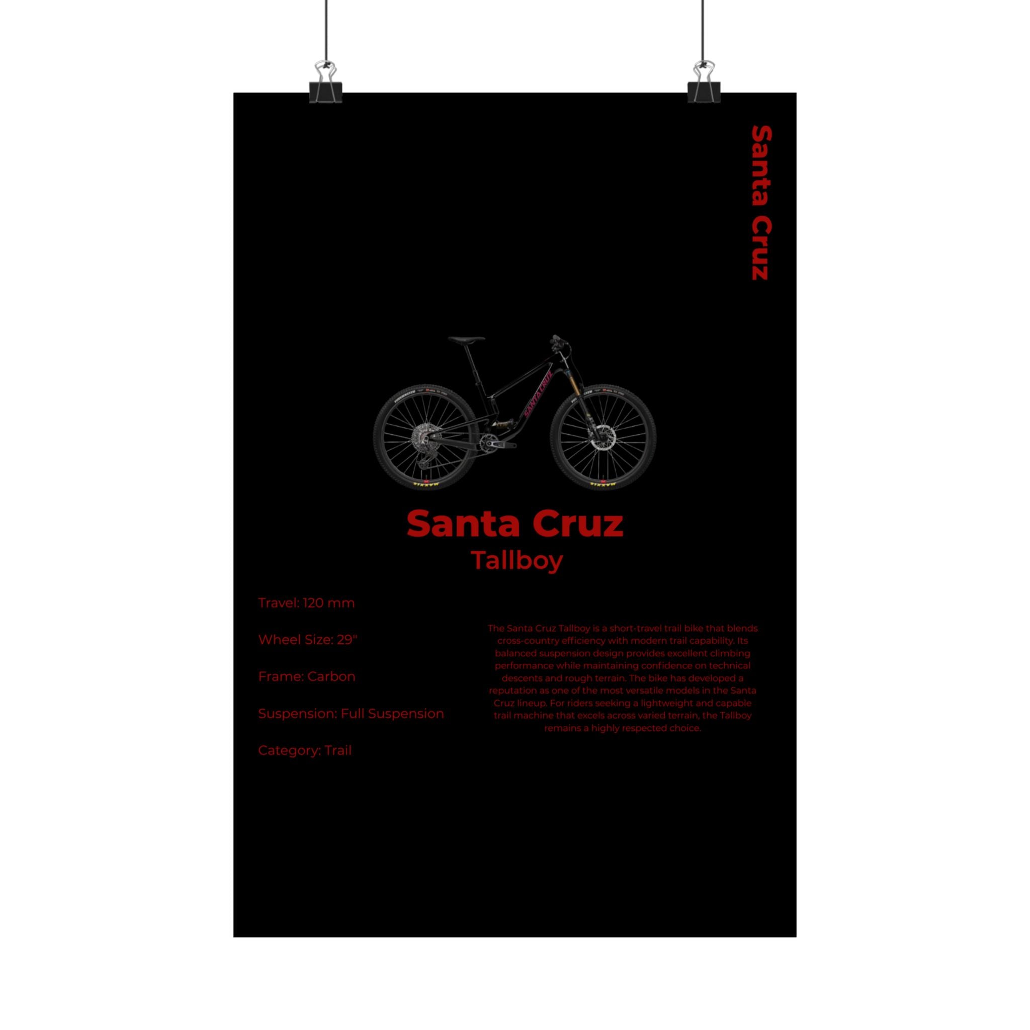 Santa Cruz Tallboy Poster