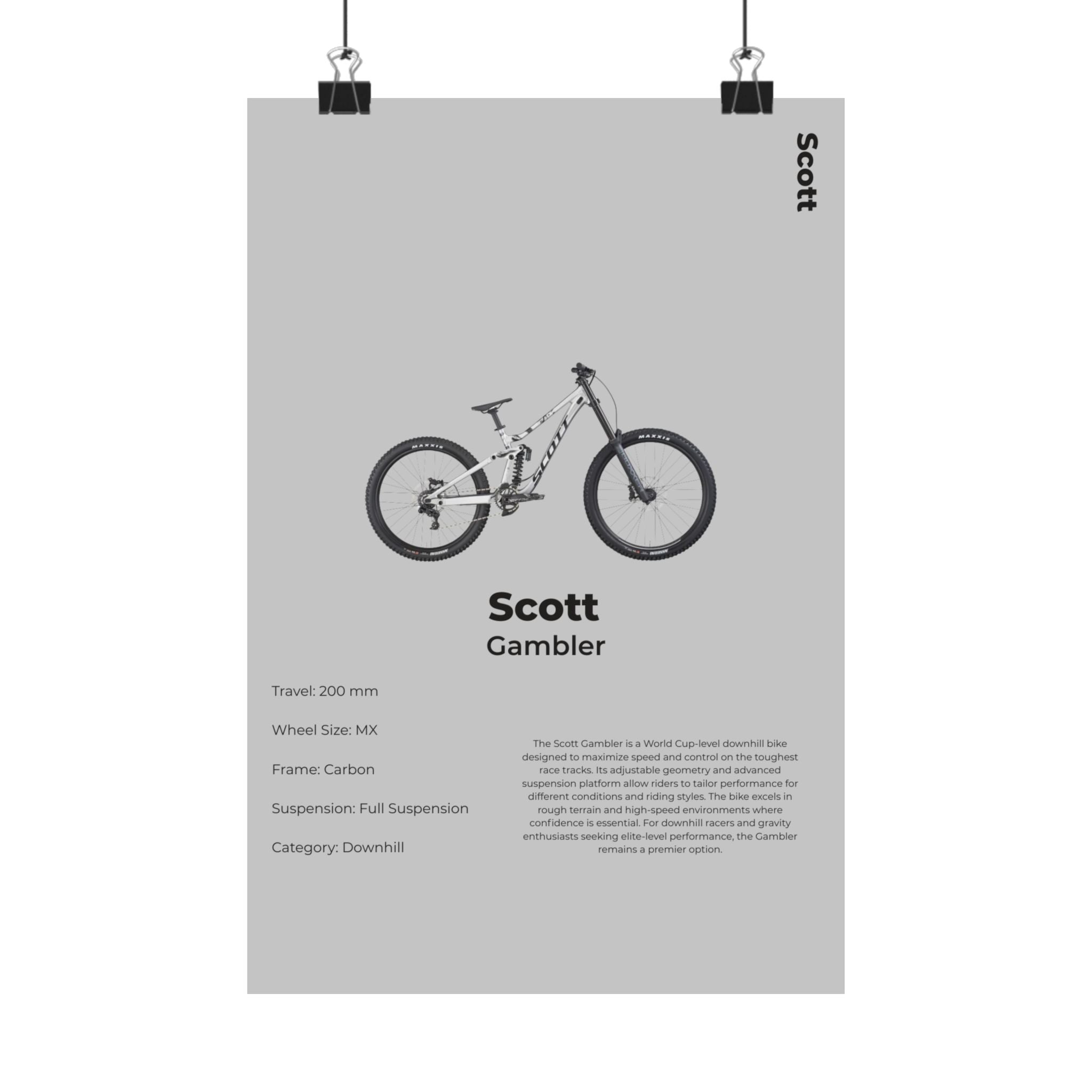 Scott Gambler Poster