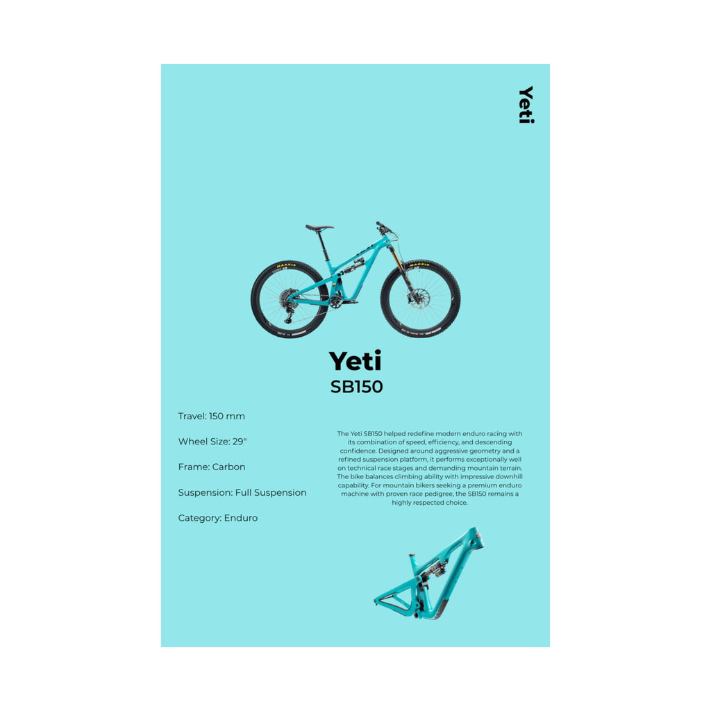 Yeti SB150 Poster