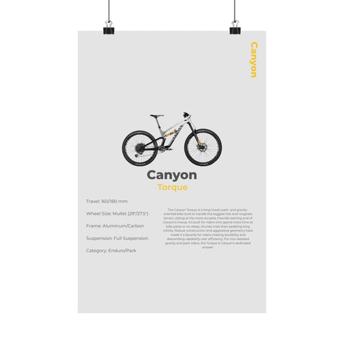 Canyon Torque Poster