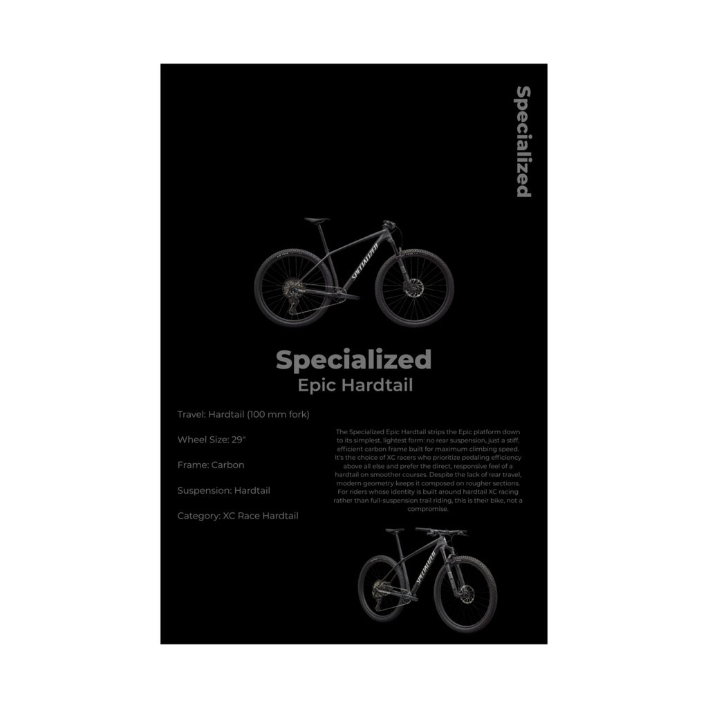 Specialized Epic Hardtail Poster