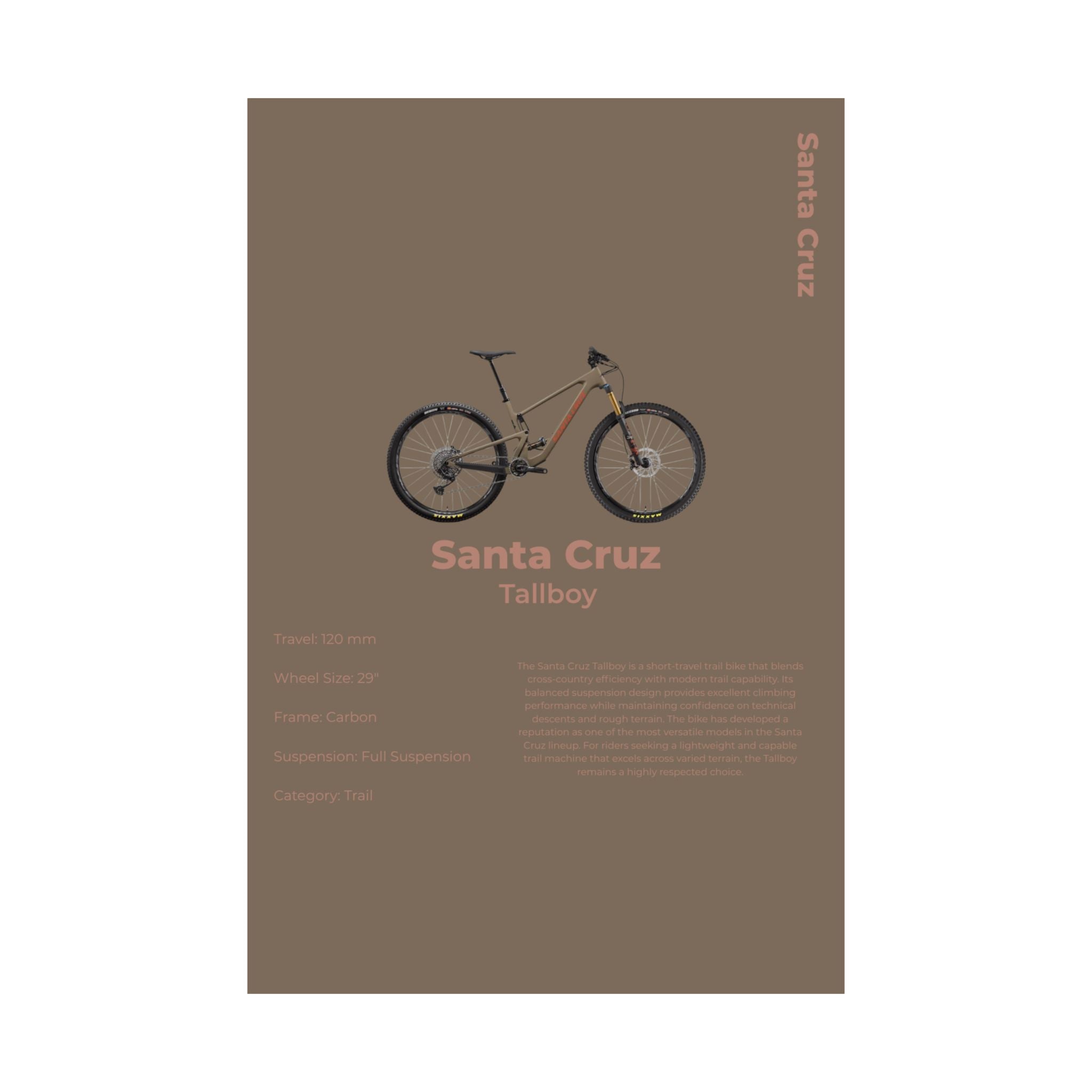 Santa Cruz Tallboy Poster