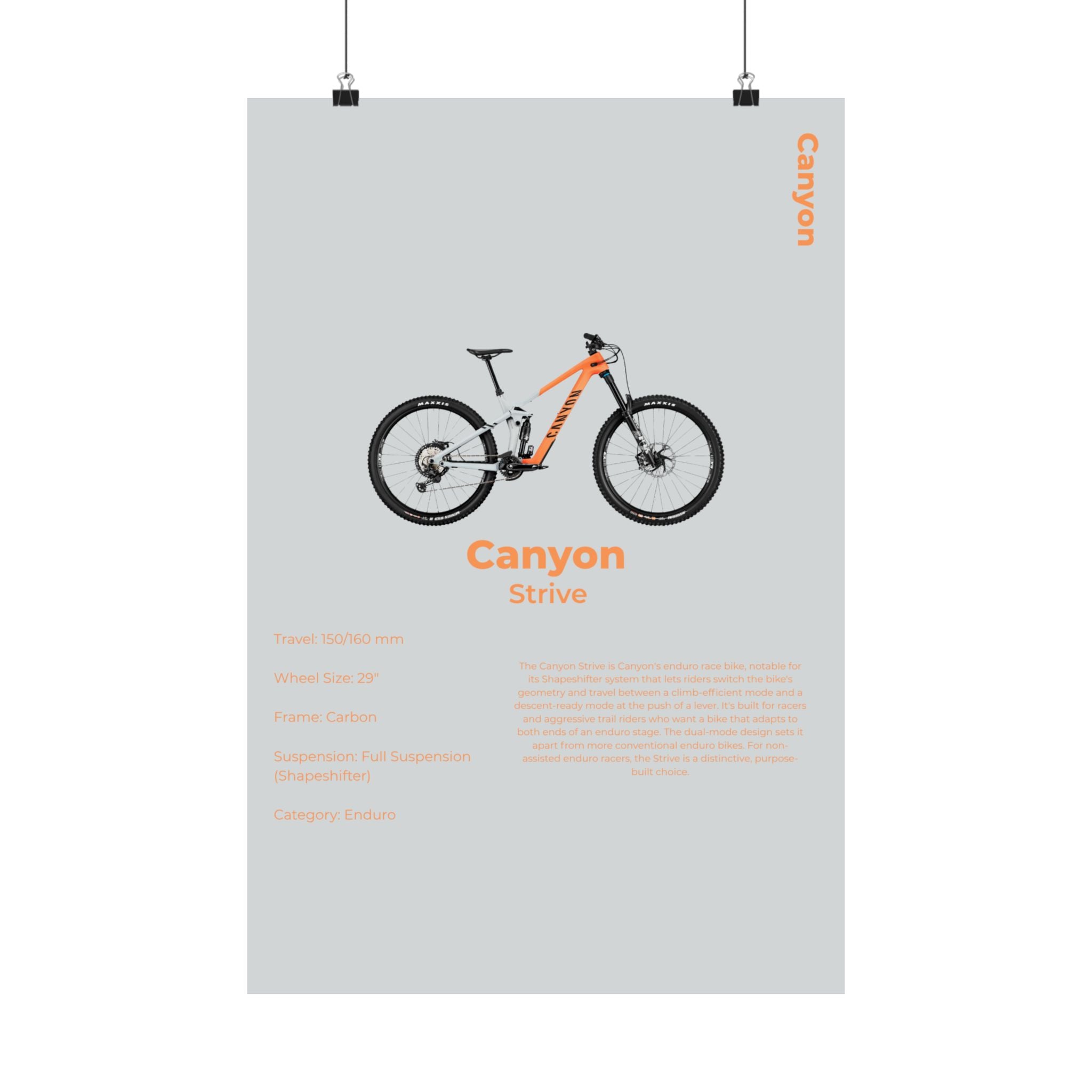 Canyon Strive Poster