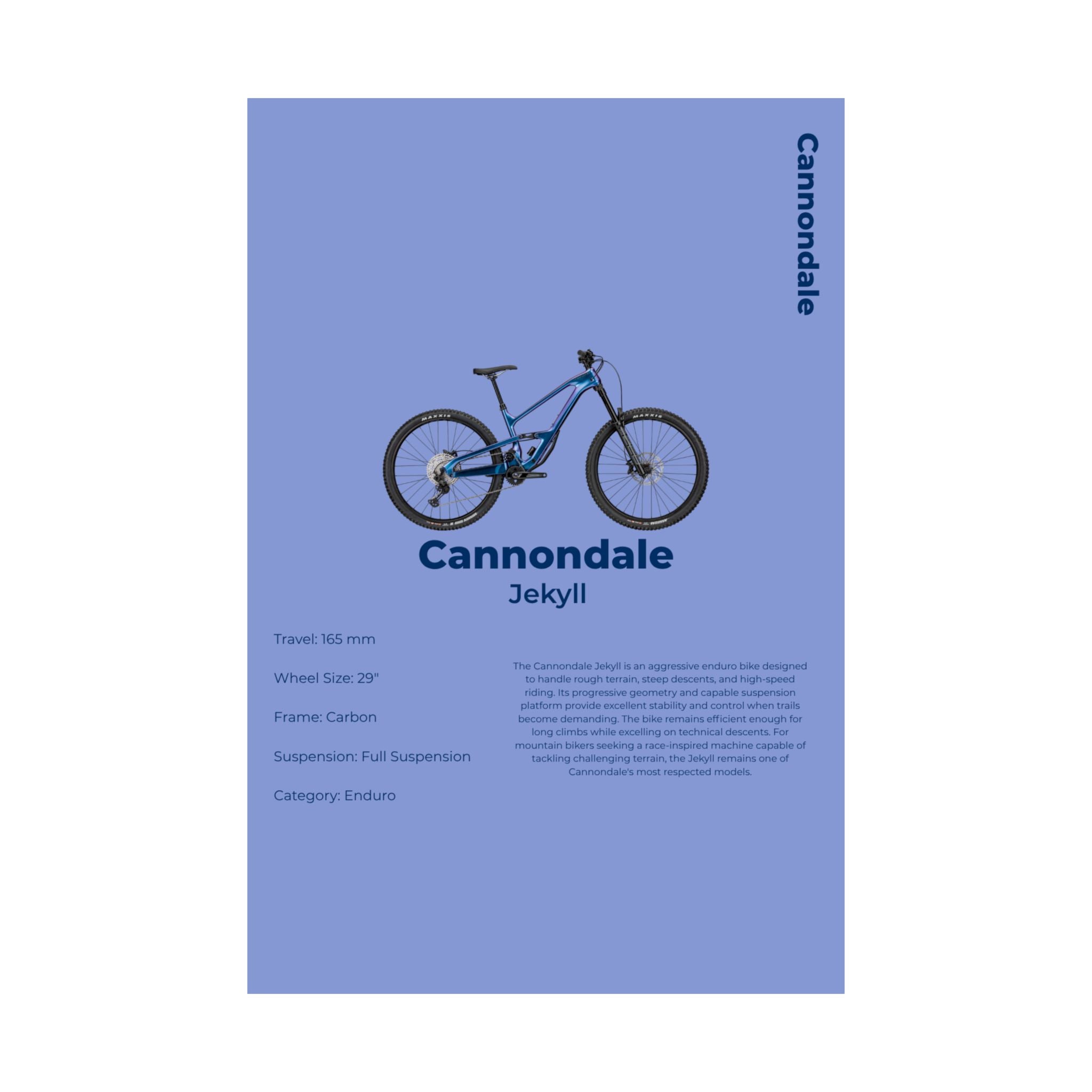 Cannondale Jekyll Poster