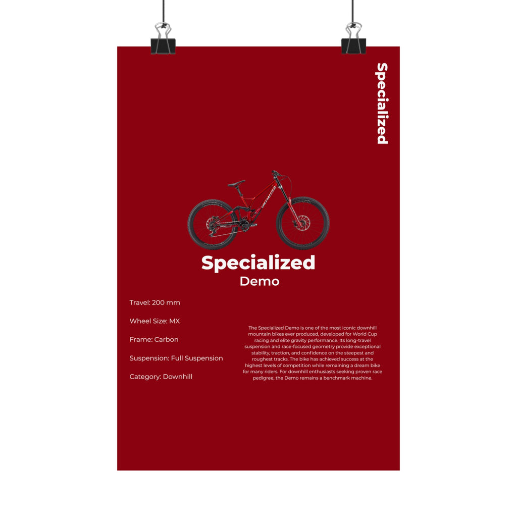 Specialized Demo Poster