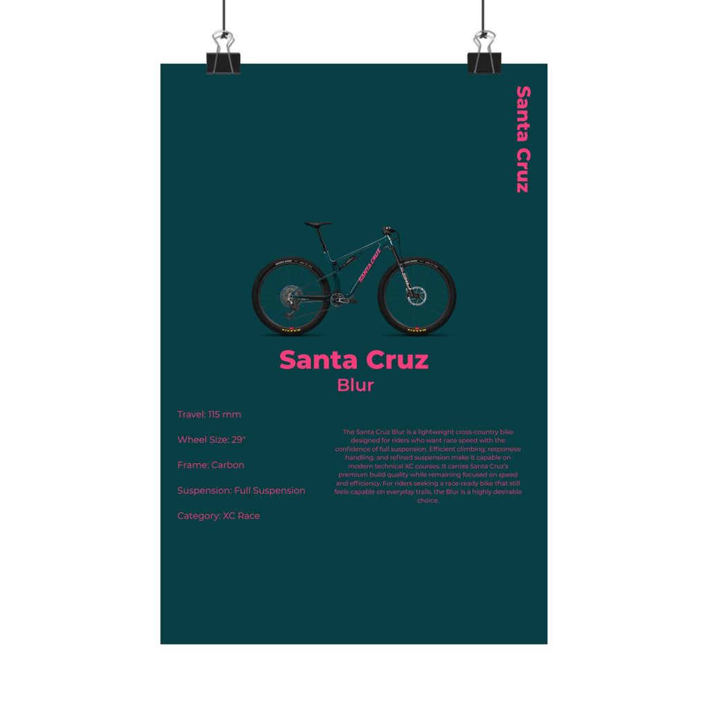 Santa Cruz Blur Poster