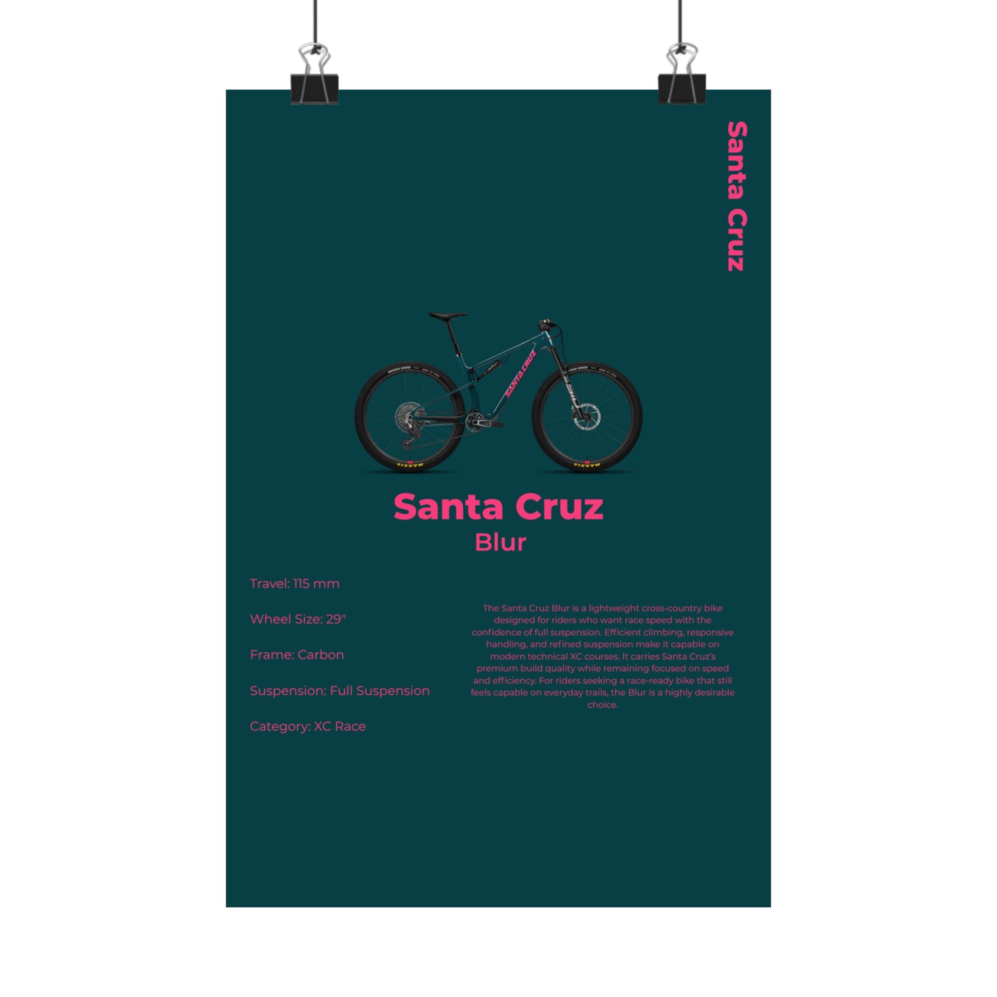 Santa Cruz Blur Poster
