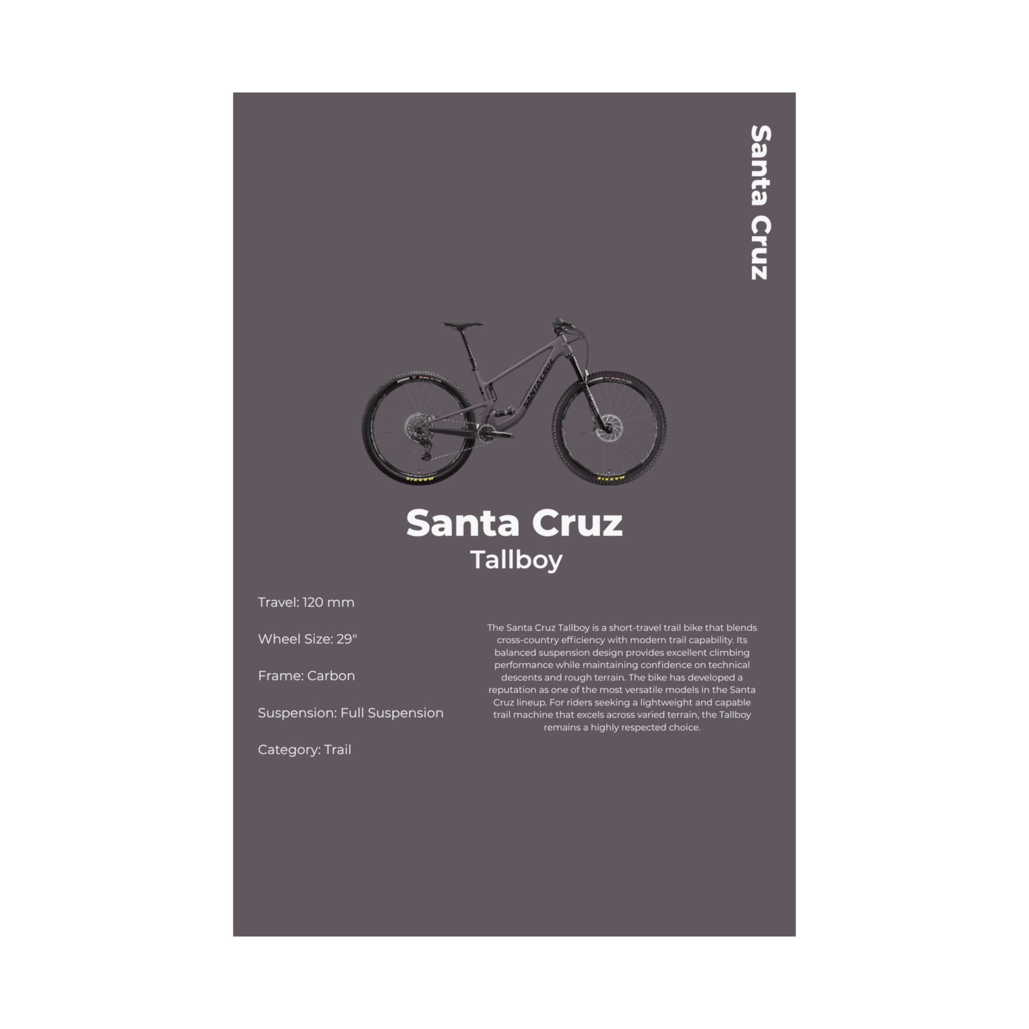 Santa Cruz Tallboy Poster
