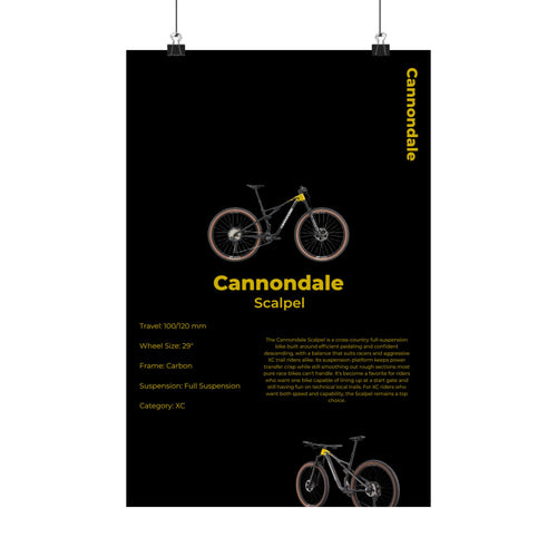 Cannondale Scalpel Poster