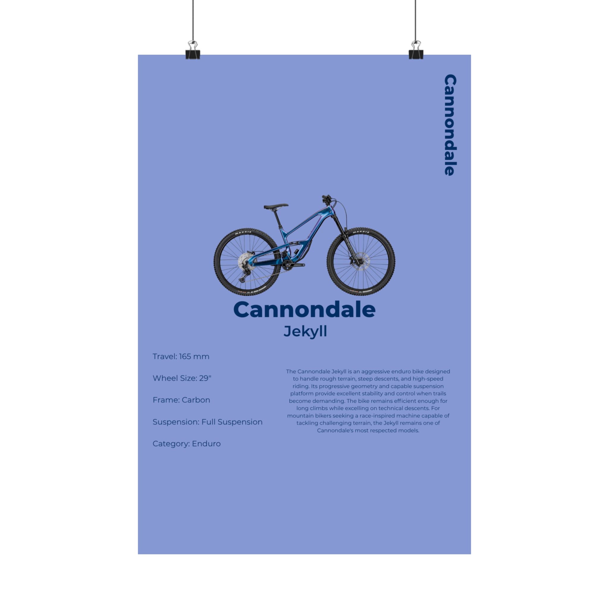 Cannondale Jekyll Poster