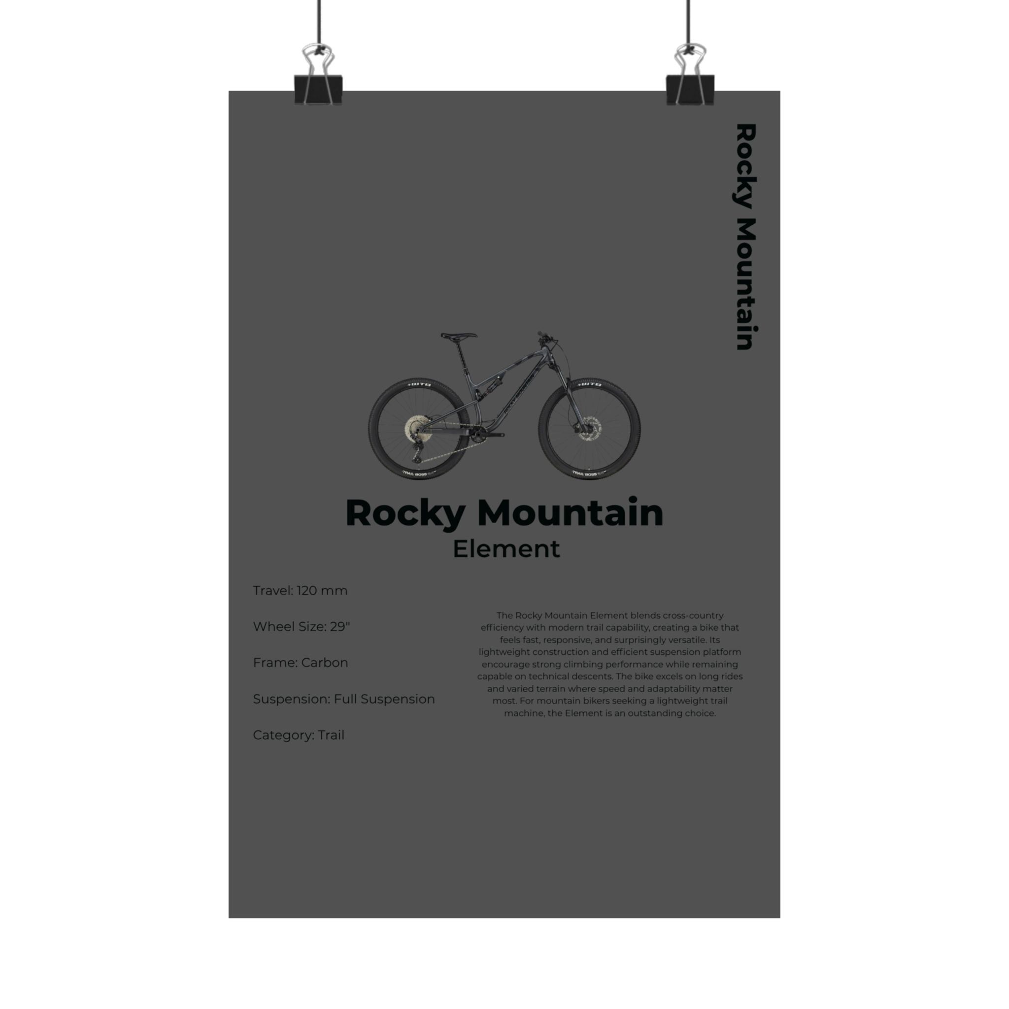Rocky Mountain Element Poster