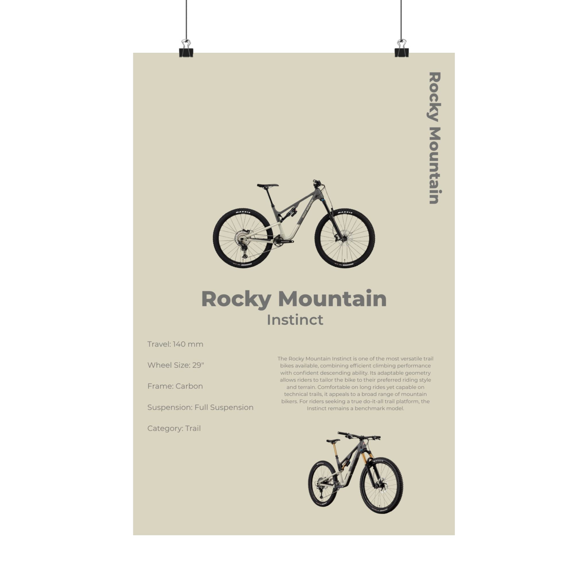 Rocky Mountain Instinct Poster