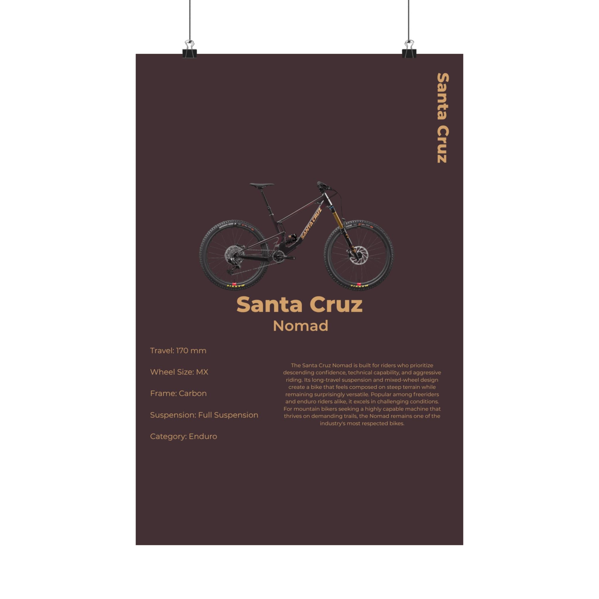 Santa Cruz Nomad Poster