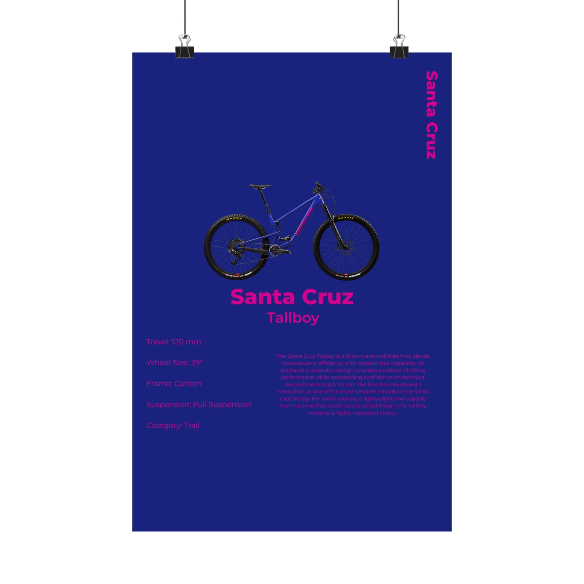 Santa Cruz Tallboy Poster