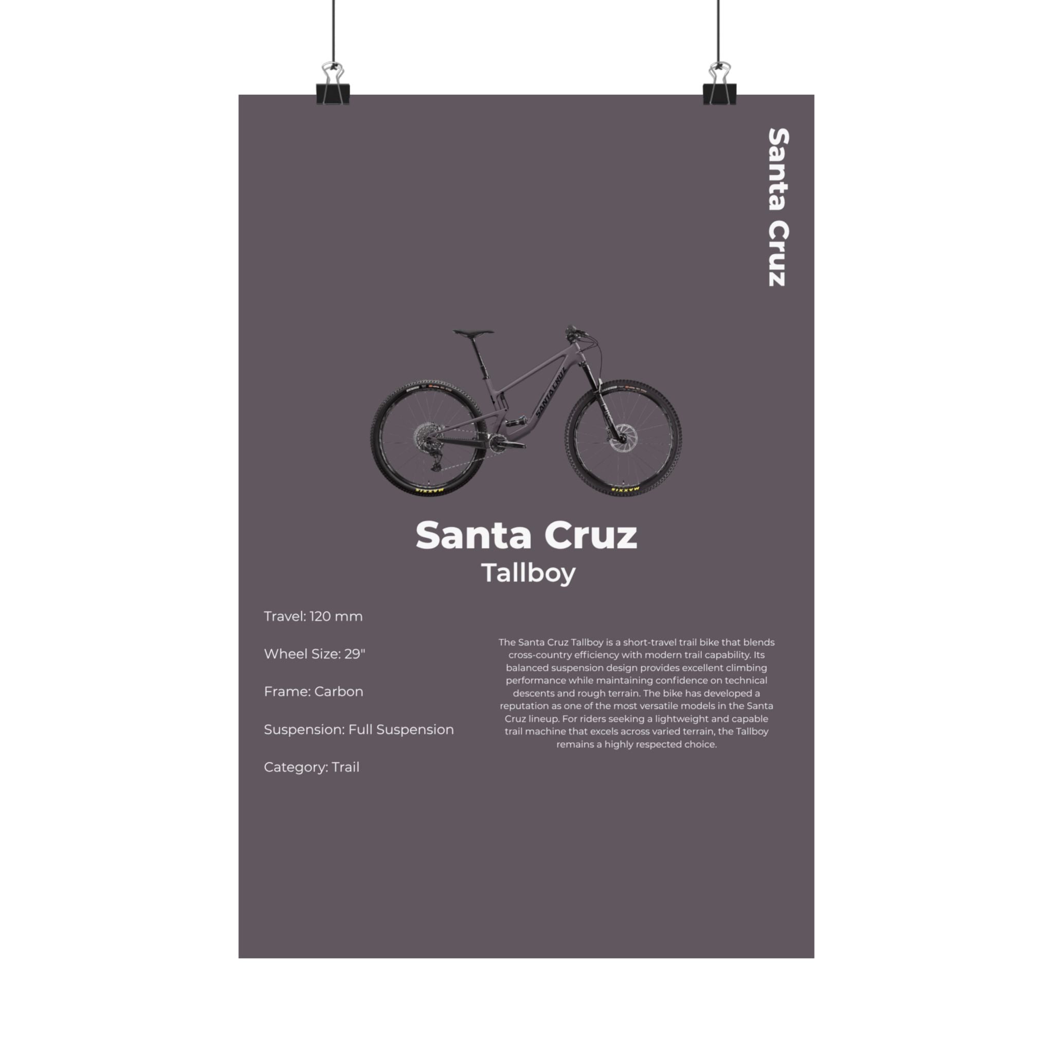 Santa Cruz Tallboy Poster