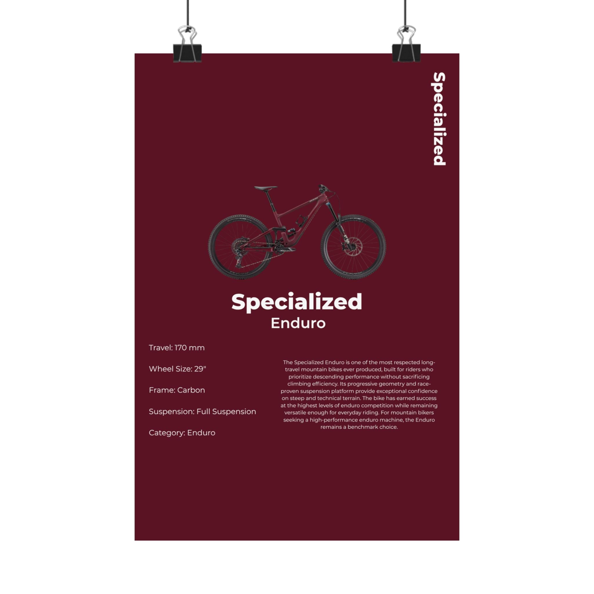 Specialized Enduro Poster