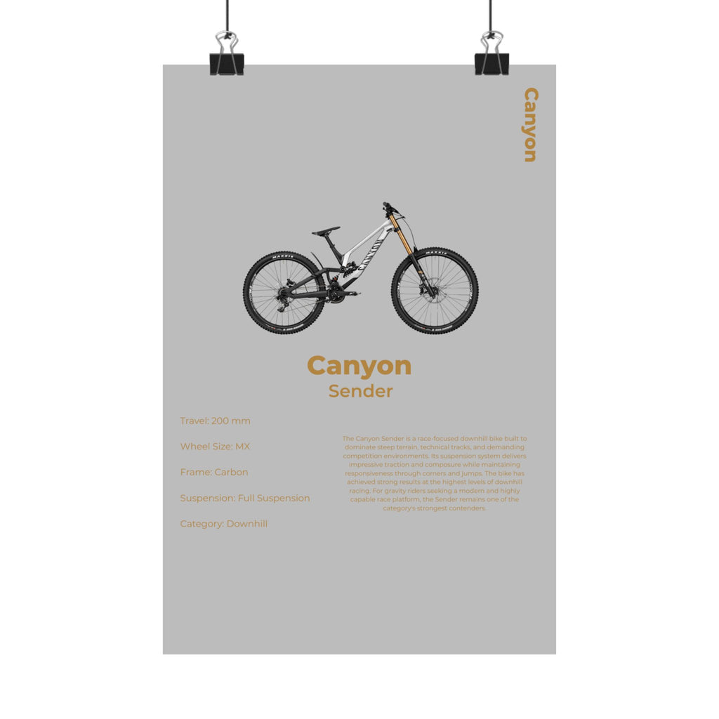 Canyon Sender Poster