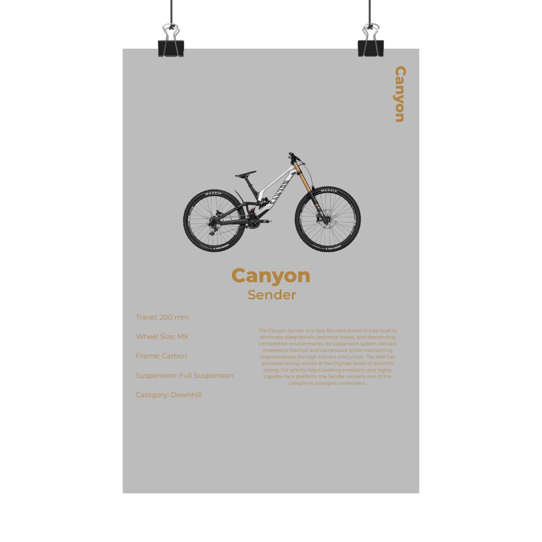 Canyon Sender Poster
