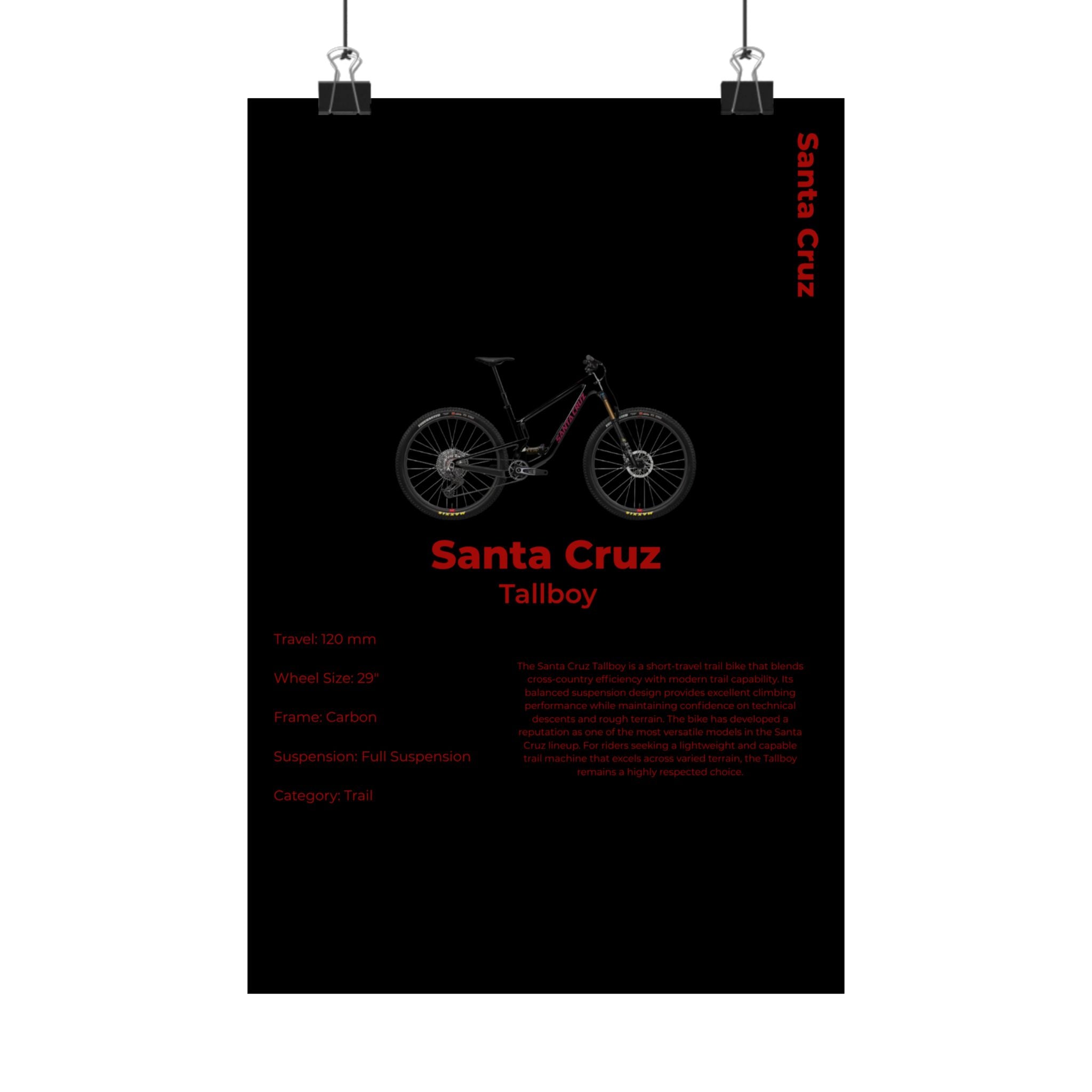 Santa Cruz Tallboy Poster