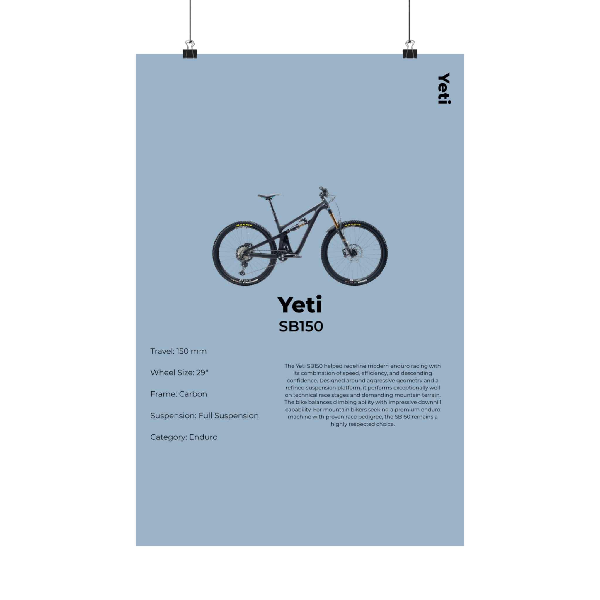 Yeti SB150 Poster