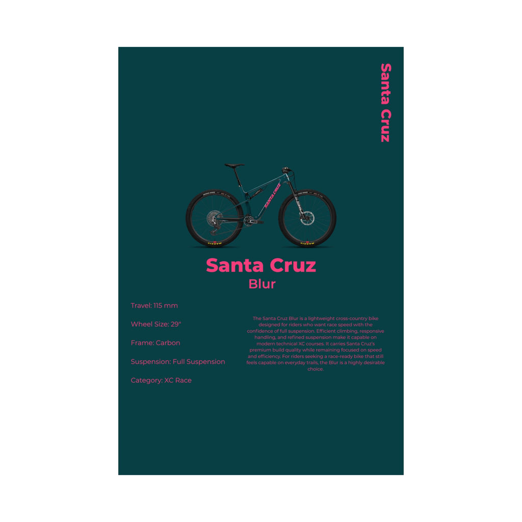 Santa Cruz Blur Poster