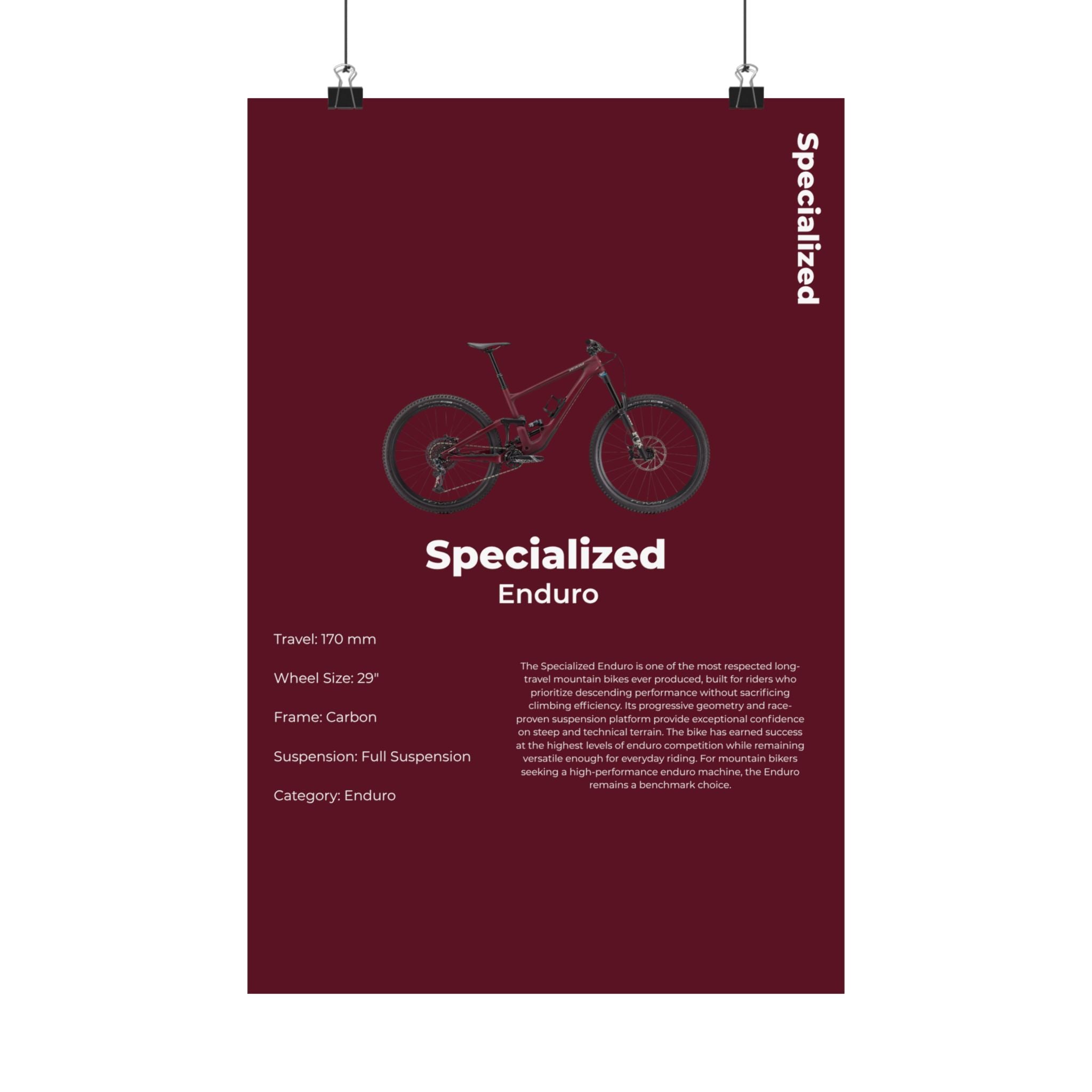 Specialized Enduro Poster