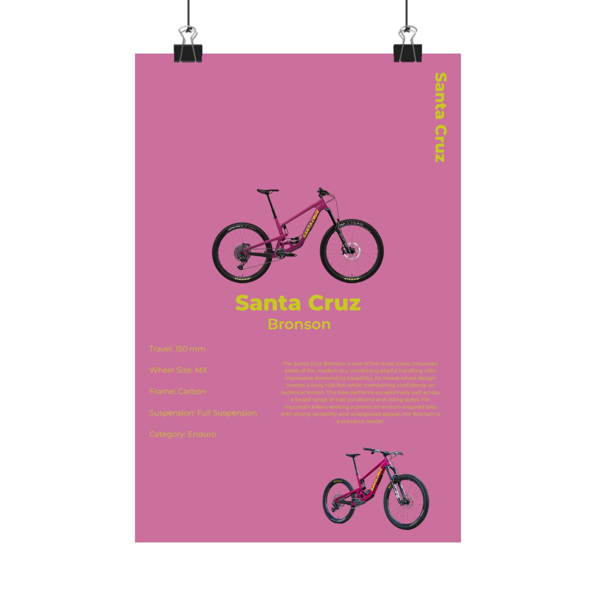 Santa Cruz Bronson Poster